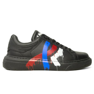 John Richmond Leather 15711CP Shoes BLK - Footcourt Egypt