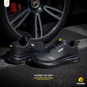 FITVILLE Extra Wide HIKING Shoes Soft Toe BBK - Footcourt Egypt