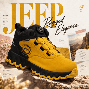JEEP Men's High-Top Shoes Brbk - Footcourt Egypt