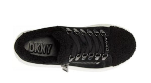 DKNY Matti fleece Lace Up Sneakers - Footcourt Egypt