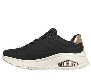 SKECHERS Uno Flex-Echo Air Women's Shoe-BLK - Footcourt Egypt