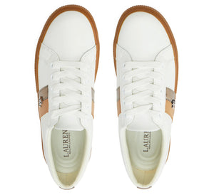 RALPH LAUREN Janson B Leather Sneakers - Footcourt Egypt