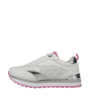 Michael Kors Monogram Pattern Lace-up Sneakers WPSL - Footcourt Egypt