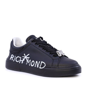 John Richmond Womens Leather shoes 25222CP BLK - Footcourt Egypt