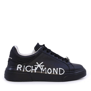 John Richmond Womens Leather shoes 25222CP BLK - Footcourt Egypt