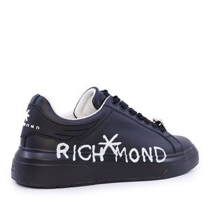 John Richmond Womens Leather shoes 25222CP BLK - Footcourt Egypt