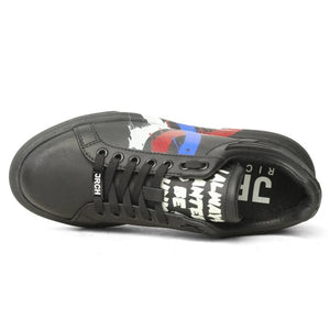 John Richmond Leather 15711CP Shoes BLK - Footcourt Egypt