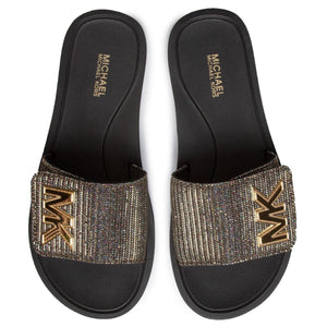 Michael Kors MK Logo Chain Mesh Slide - Footcourt Egypt
