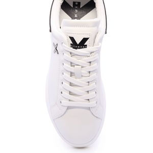 John Richmond 25312CP Men's Leather Sneakers WHT - Footcourt Egypt