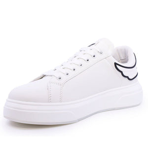 John Richmond 25312CP Men's Leather Sneakers WHT - Footcourt Egypt