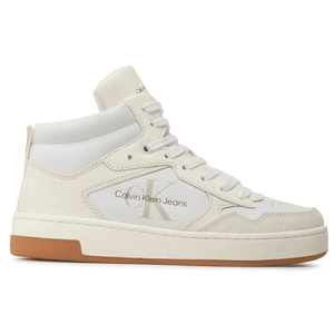 CALVIN KLEIN Basket Cupsole Mid Leather - Footcourt Egypt