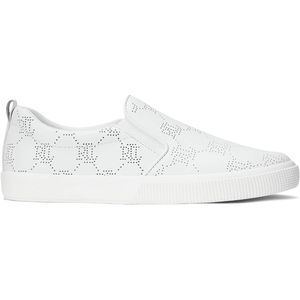 RALPH LAUREN Haddley Logo Leather Slip - On Trainer - Footcourt Egypt