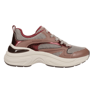 SKECHERS Hazel Metallic Soiree Lace Up Sneakers - Footcourt Egypt