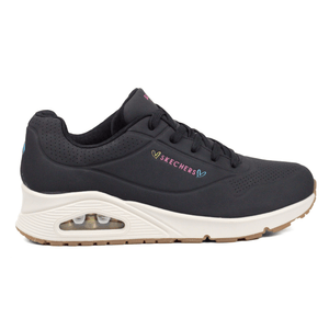 SKECHERS Uno - Stand On Air Sneakers Bkmt - Footcourt Egypt