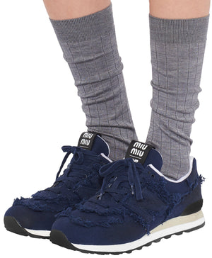574 New Balance x Miu Miu denim sneakers - NEW BALANCE