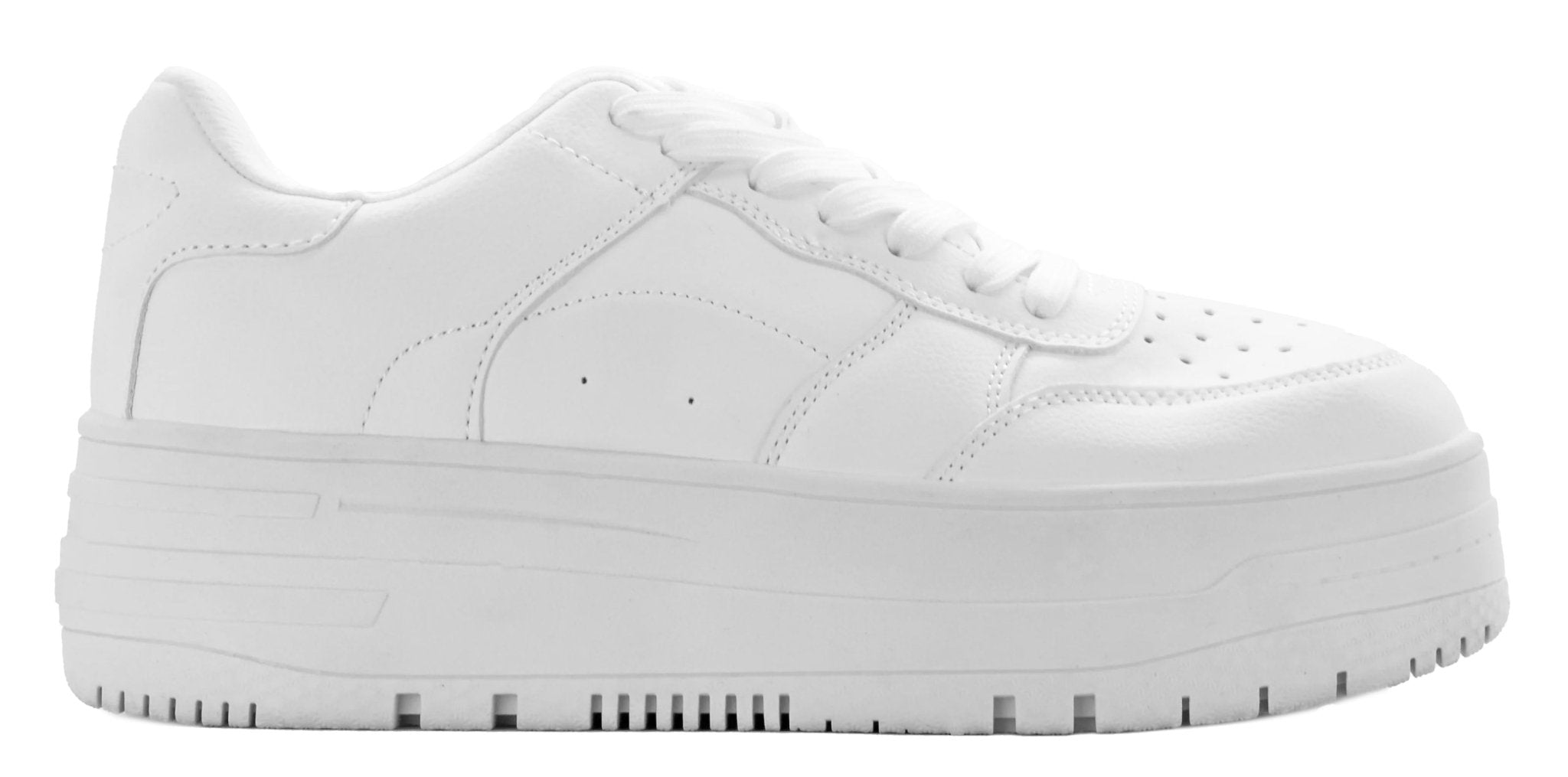 Monochrome platform trainers sales