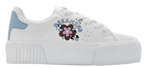 BERSHKA FLORAL PRINT TRAINERS - Footcourt Egypt