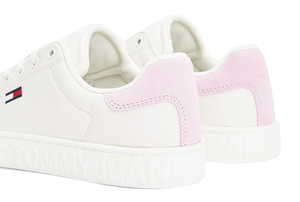LOGO MIDSOLE LEATHER LOW TOP TRAINERS - Footcourt Egypt