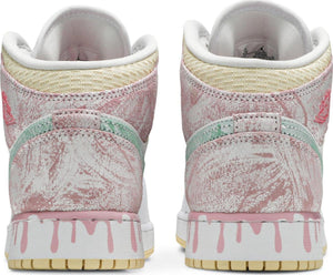 Air Jordan 1 Mid SE GS Paint Drip - Nike