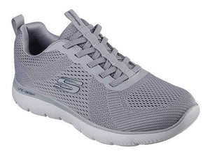 SKECHERS Summits Men's Training Shoes - Grey - Footcourt Egypt