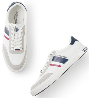 U.S. POLO ASSN. Men Krister Logo Print Lace-Up - Footcourt Egypt