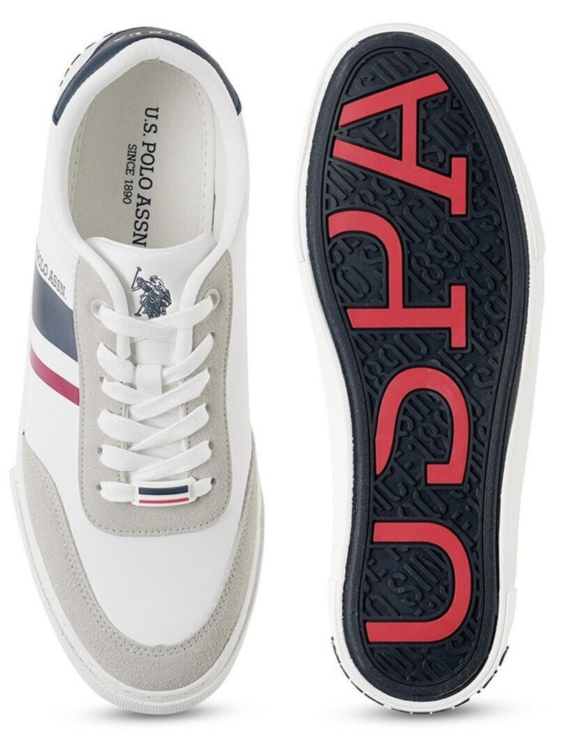 U.S. POLO ASSN. Men Krister Logo Print Lace-Up - Footcourt Egypt