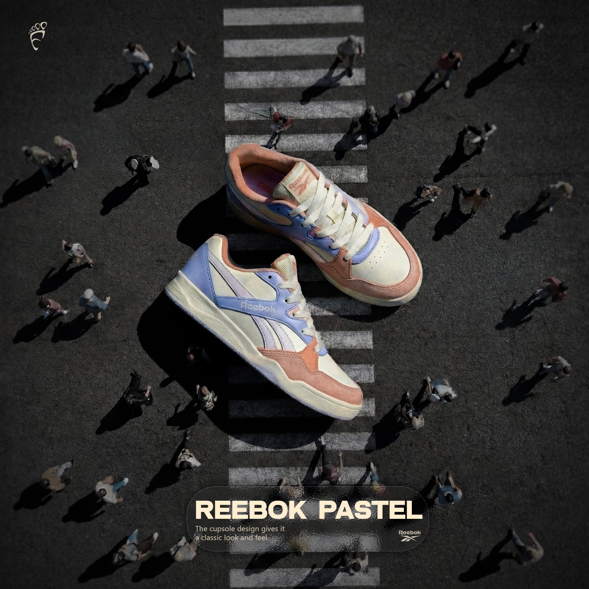 REEBOK Pastel Sneakers Shoes PKLW - Footcourt Egypt