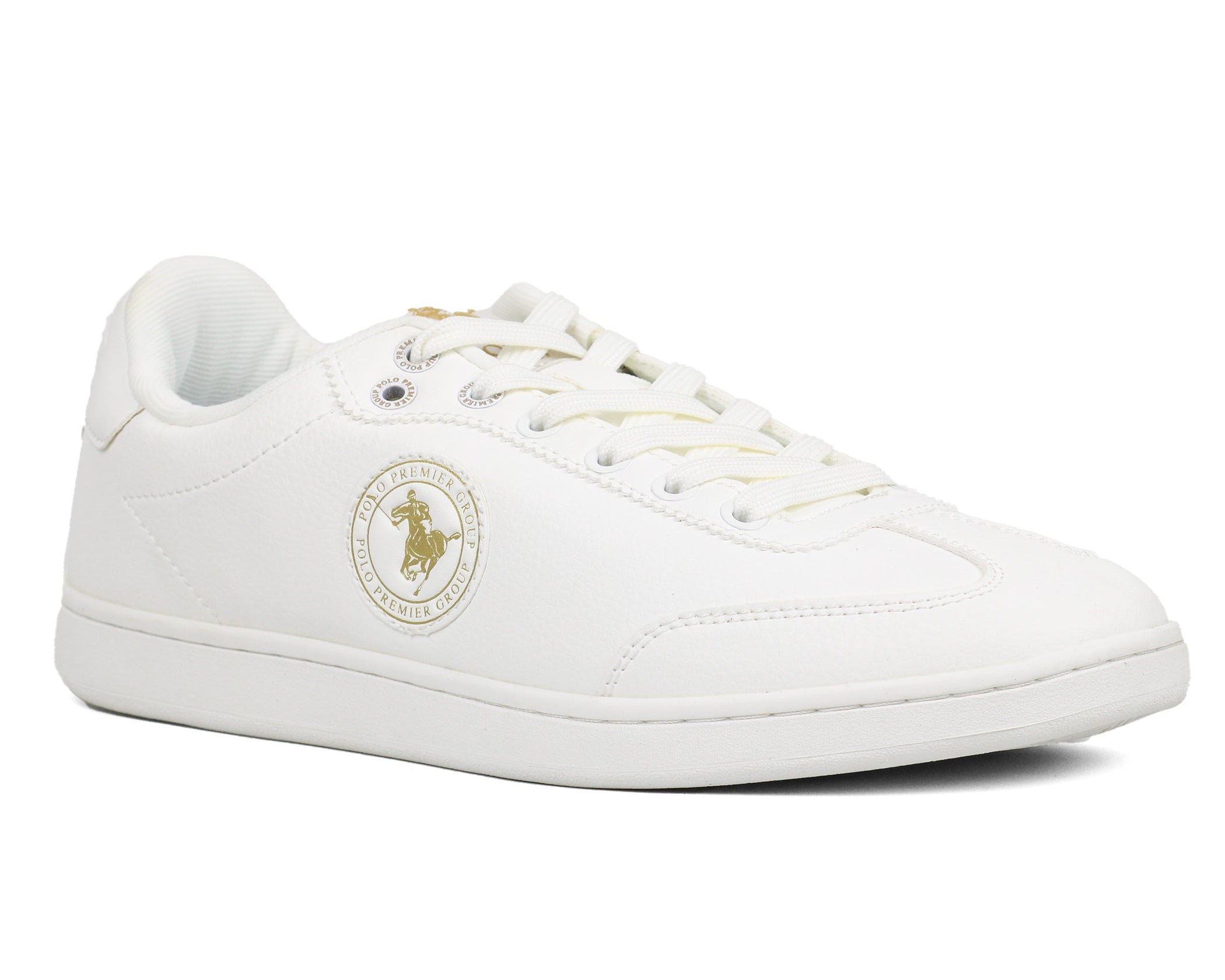 POLO Premier Group Blanco Sneakers - Footcourt Egypt