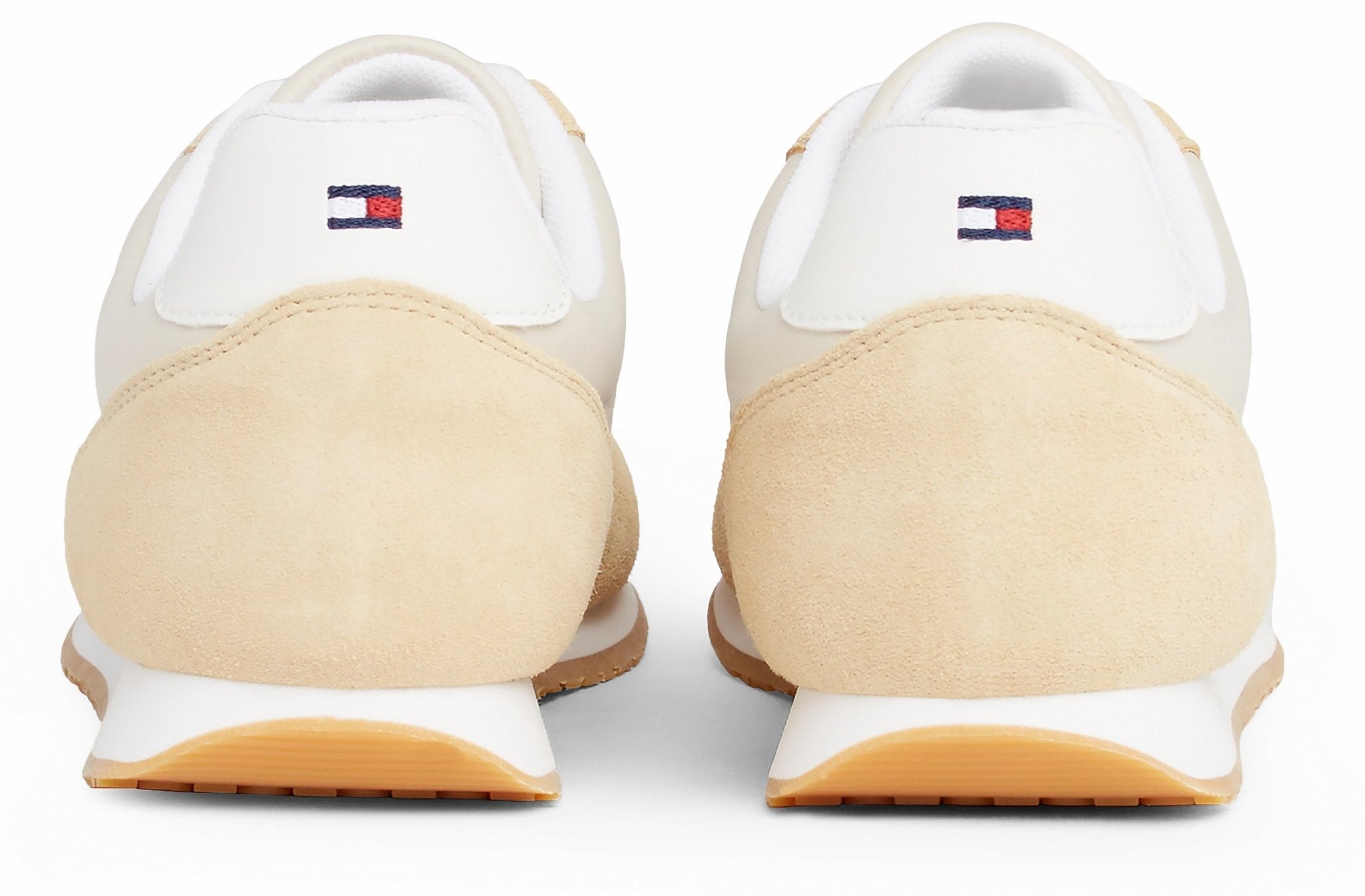 TOMMY HILFIGER Heritage Suede Flag Runner Trainers - Footcourt Egypt