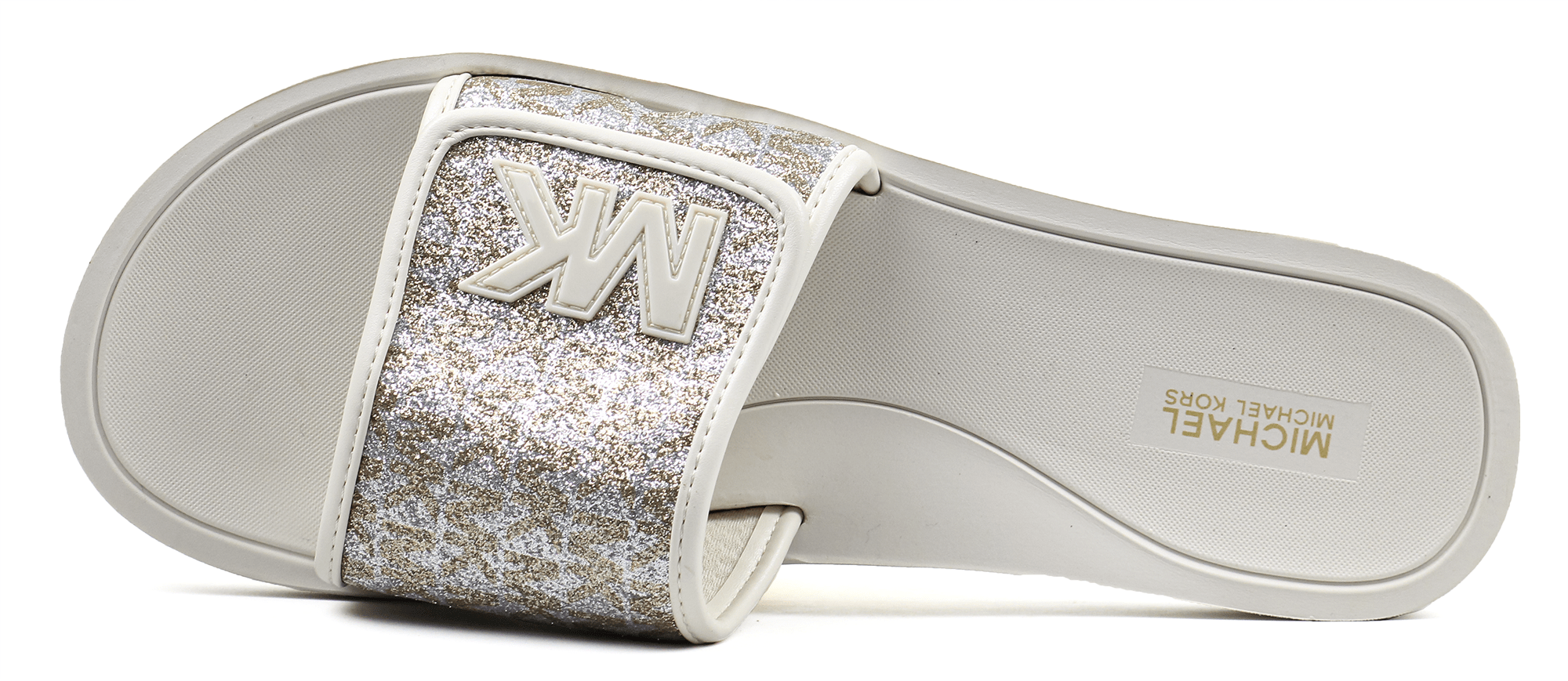 Michael Kors MK Logo Chain Mesh Slide A - Footcourt Egypt