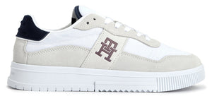 TOMMY HILFIGER Leather lace - up sneakers - Footcourt Egypt