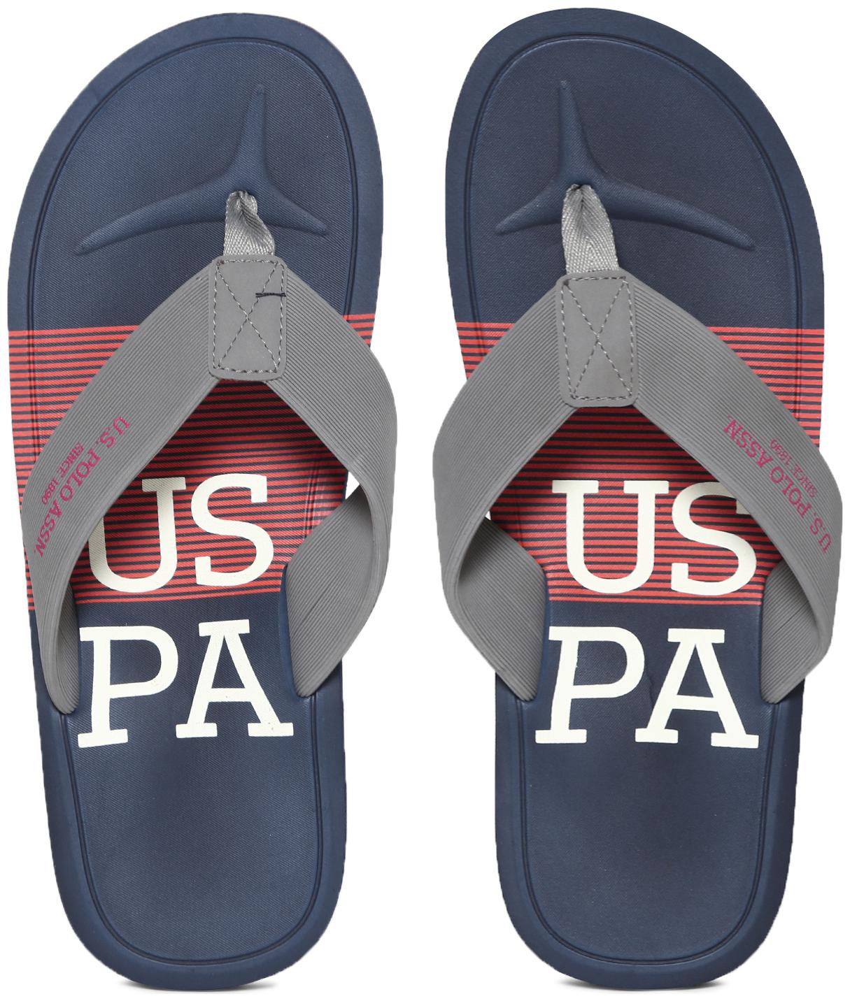 U.S. Polo Assn. Flip - Flops For Men - Footcourt Egypt