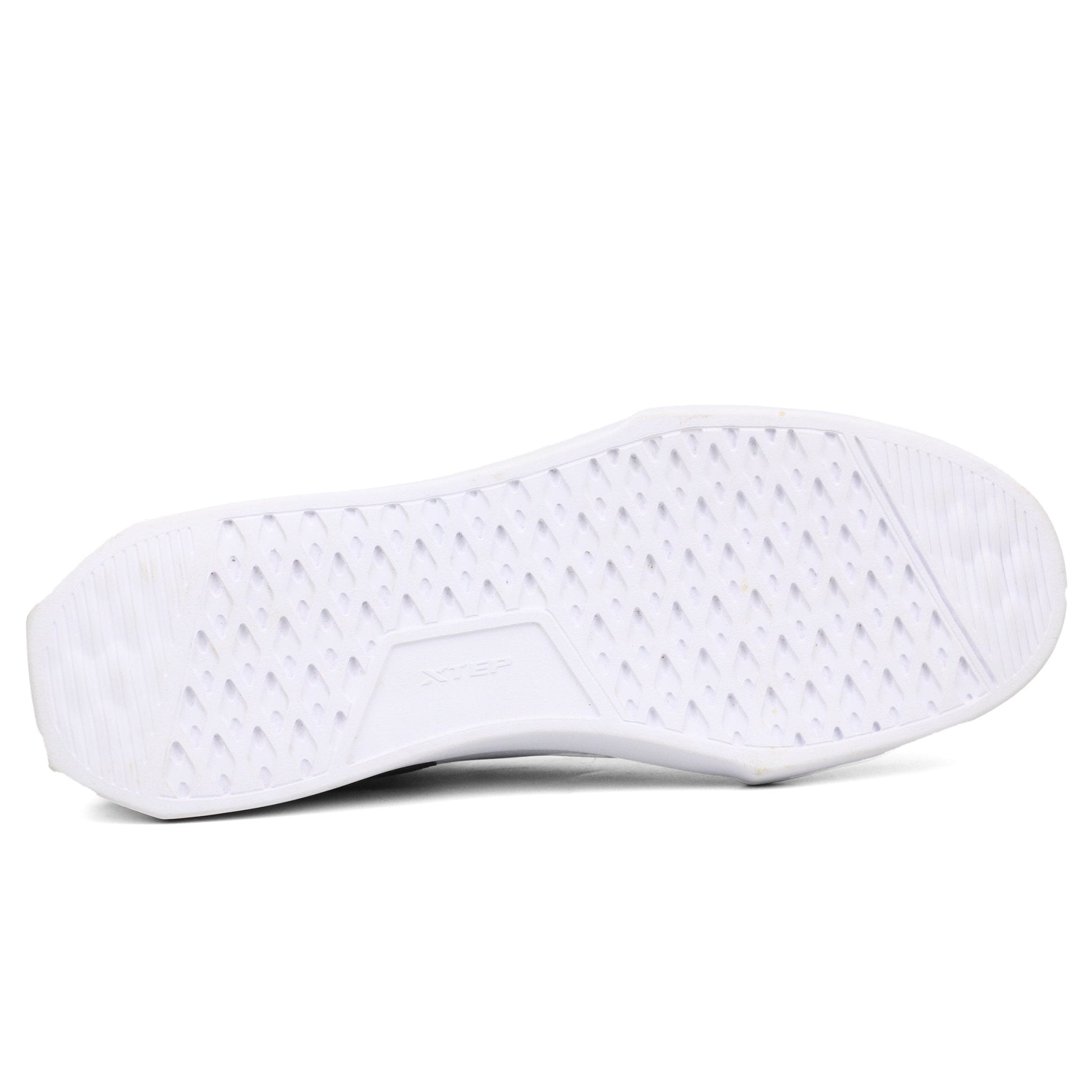 XTEP Synthetic Leather - Resistant Low - Top Skate Shoes BKWT - Footcourt Egypt