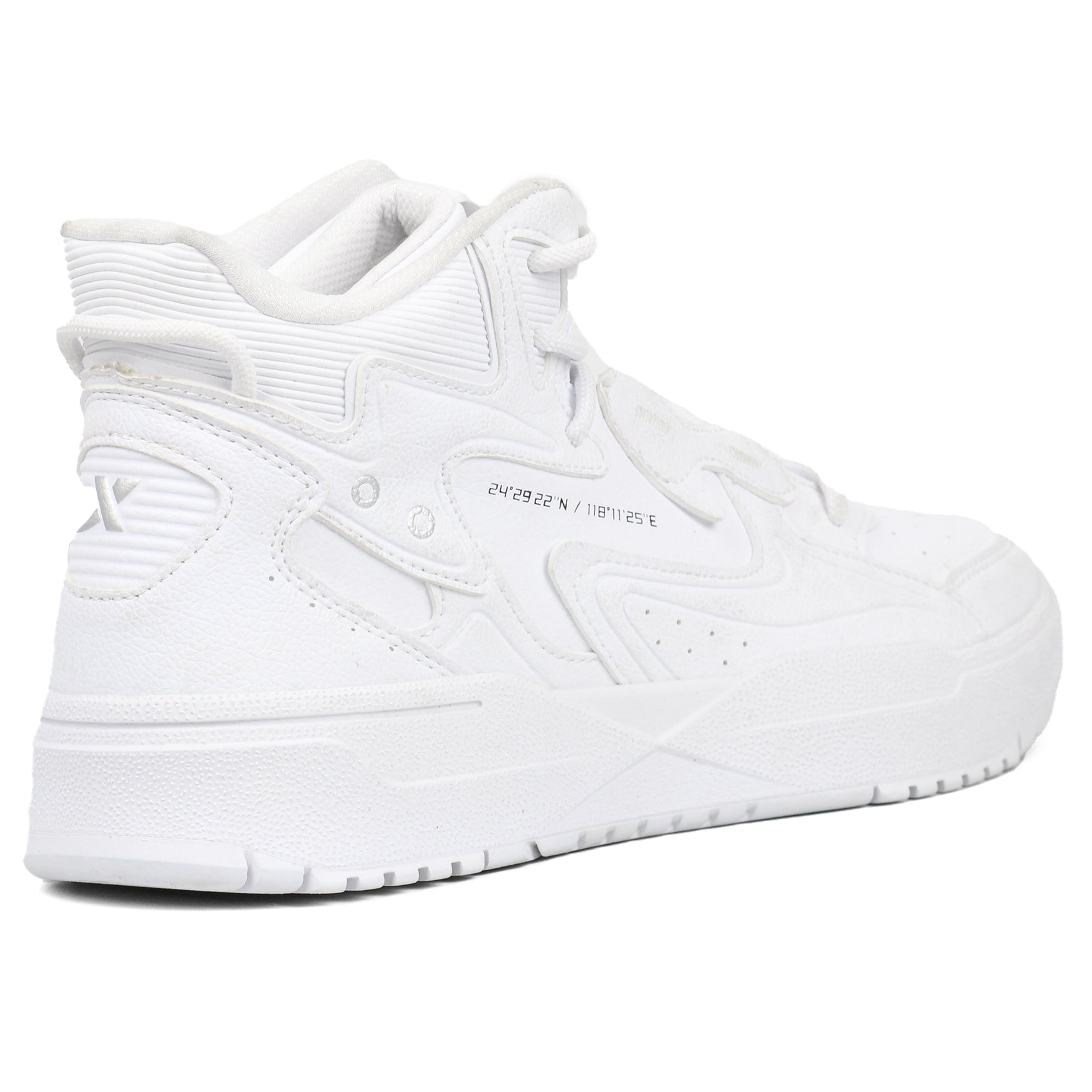 XTEP Men's High - Top LEGEND Casual Sneakers WHT - Footcourt Egypt