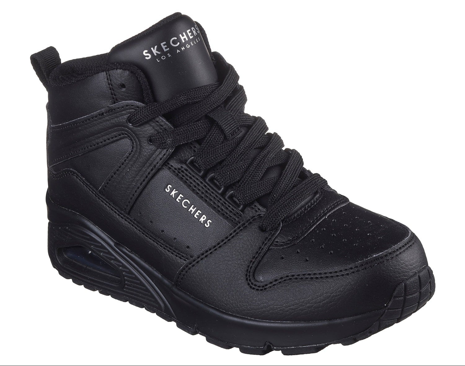 Skechers High Regards Sneakers black Synthetic - Footcourt Egypt