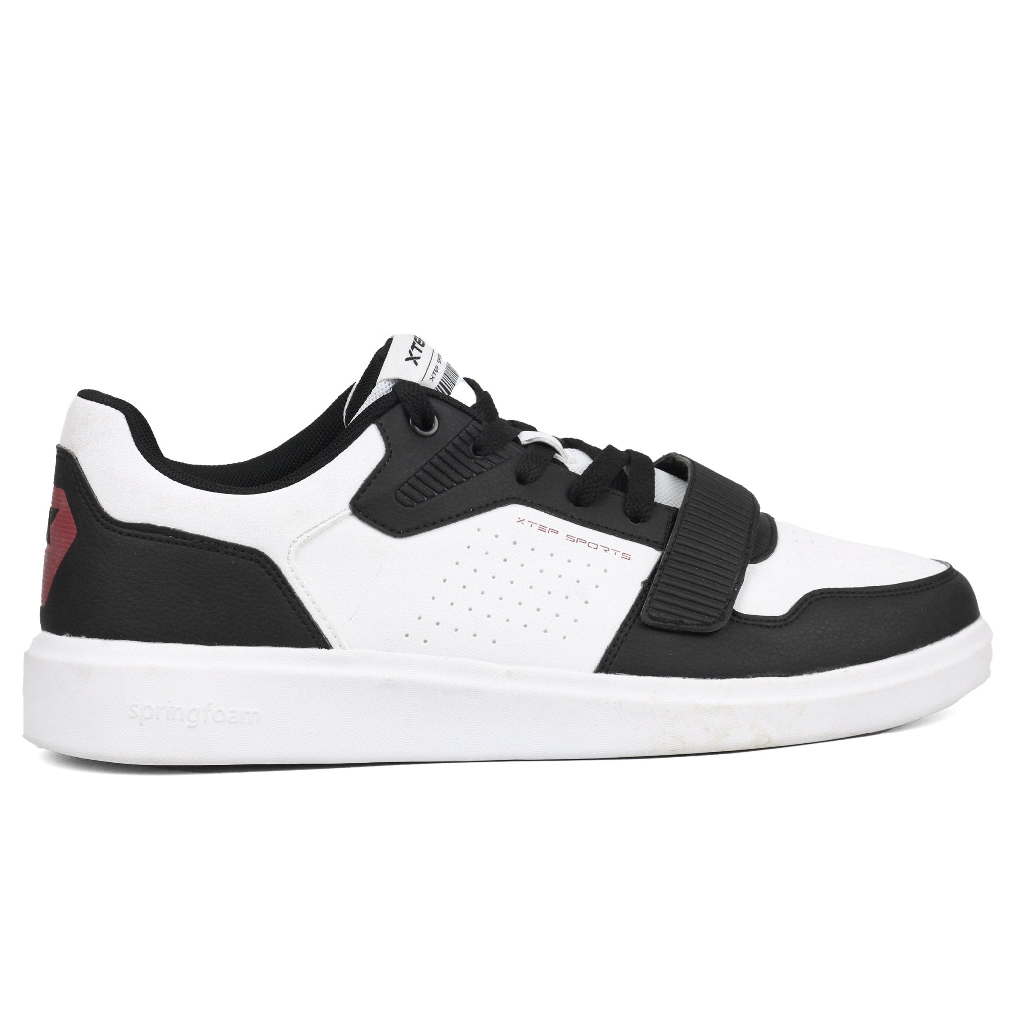 XTEP Men's Sneakers, Leather Sports Shoes - Footcourt Egypt