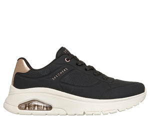 SKECHERS Uno Flex-Echo Air Women's Shoe-BLK - Footcourt Egypt