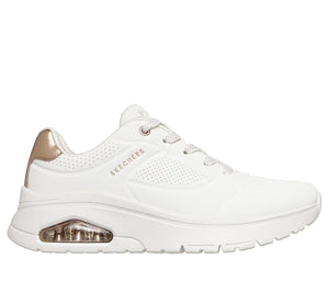 SKECHERS Uno Flex-Echo Air Women's Shoe-Wht - Footcourt Egypt