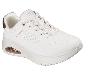 SKECHERS Uno Flex-Echo Air Women's Shoe-Wht - Footcourt Egypt