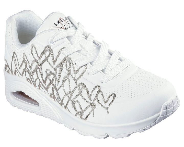 Skechers JGoldcrown: Uno - Golden Heart - Footcourt Egypt