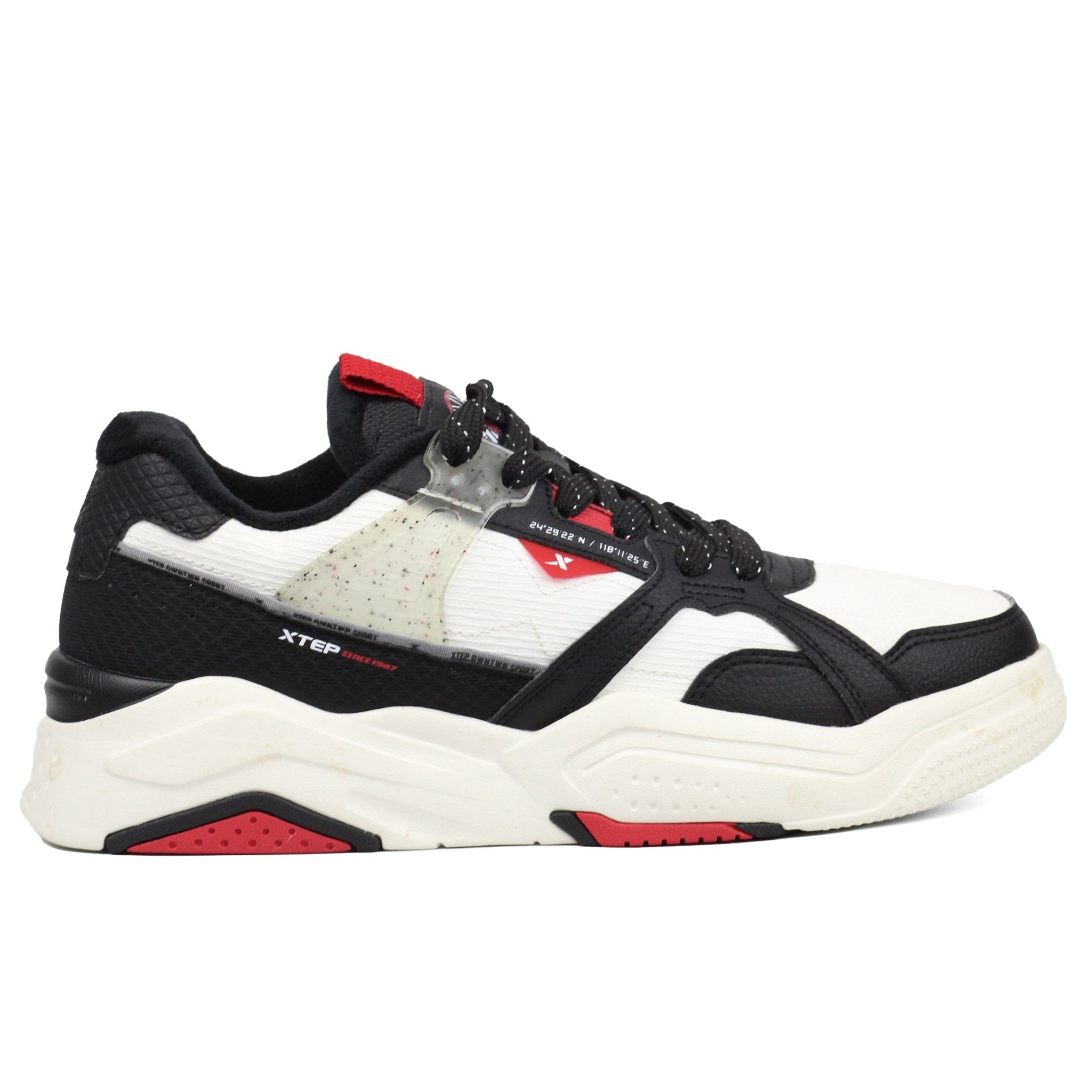 XTEP Casual Sports Shoes BKWT - Footcourt Egypt