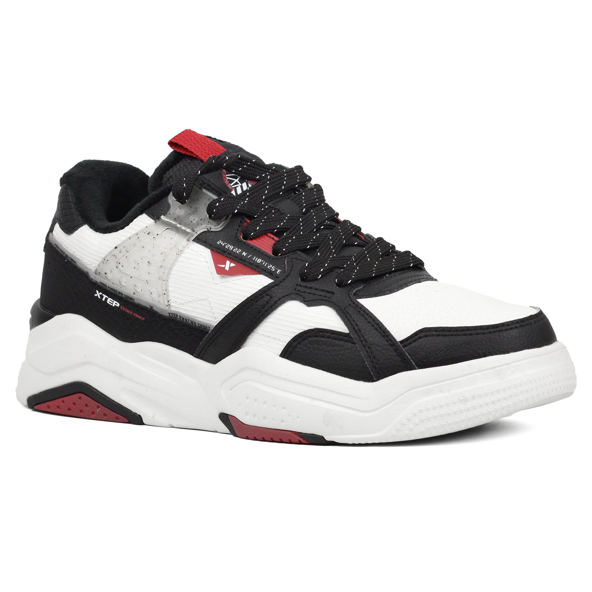 XTEP Casual Sports Shoes BKWT - Footcourt Egypt