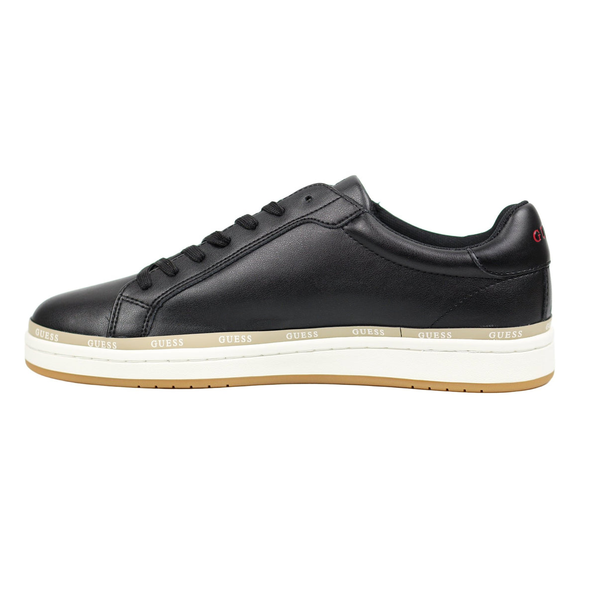 GUESS Men's Likode Fashion Lace-Up Sneakers-BKWT - Footcourt Egypt