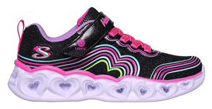SKECHERS Heart Lights - Retro Hearts Bkmt Shoes - Footcourt Egypt