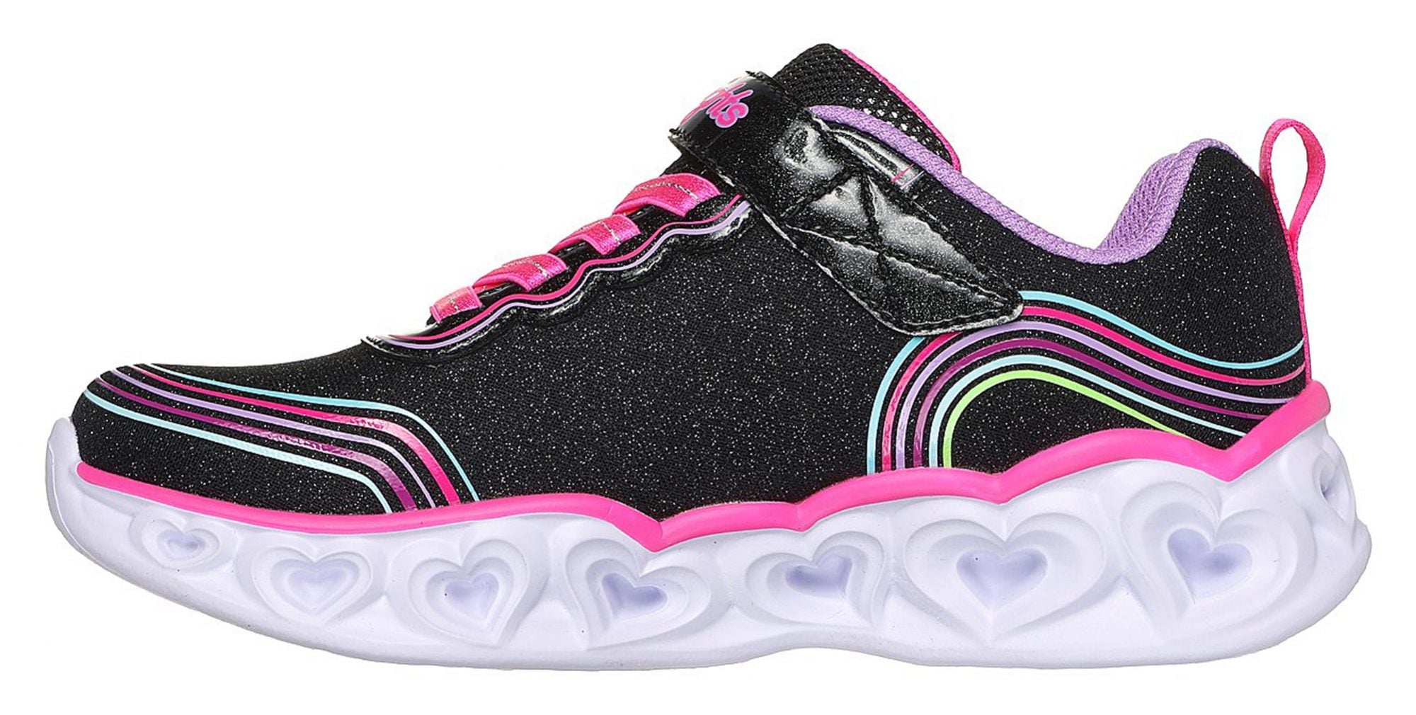 SKECHERS Heart Lights - Retro Hearts Bkmt Shoes - Footcourt Egypt