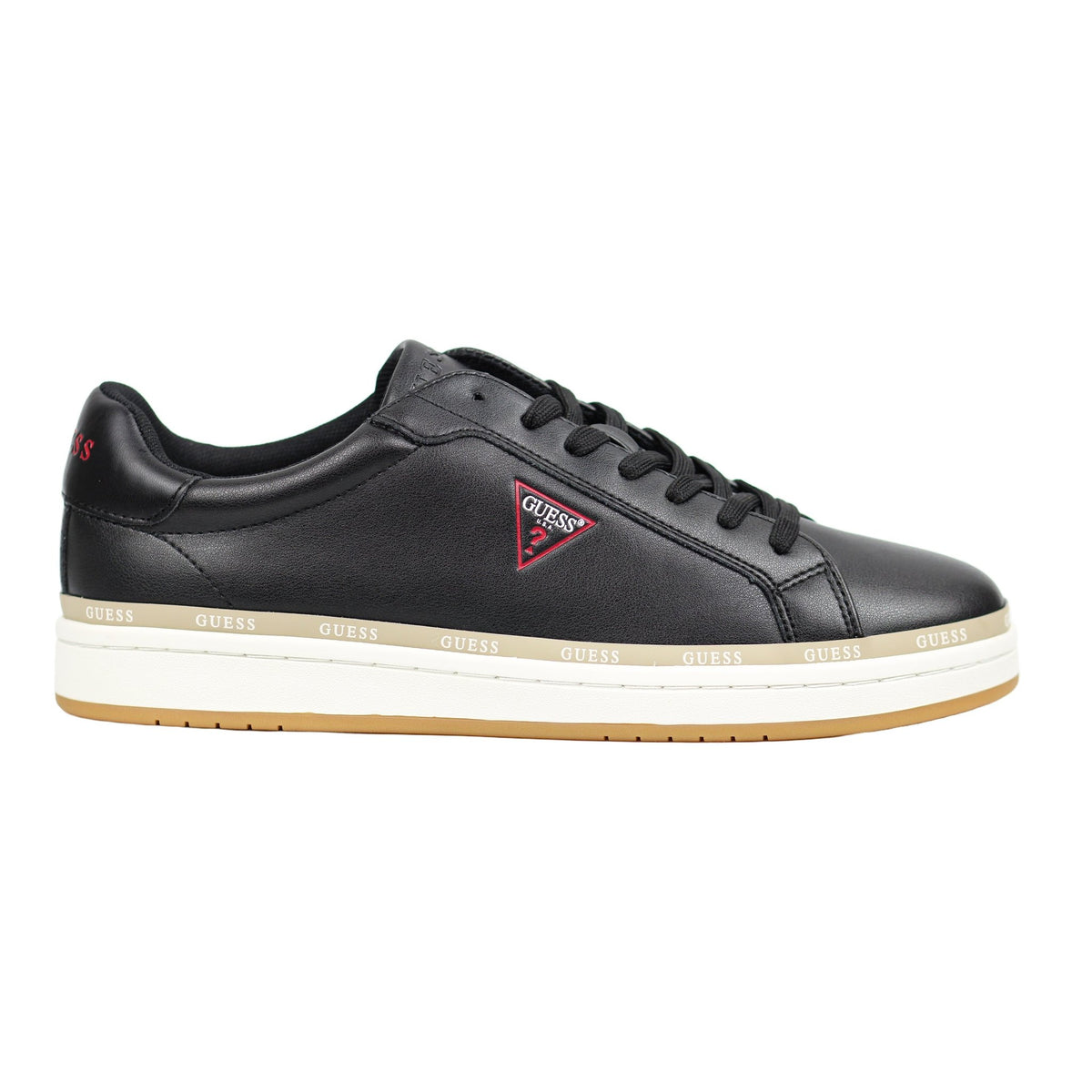 GUESS Men's Likode Fashion Lace-Up Sneakers-BKWT - Footcourt Egypt