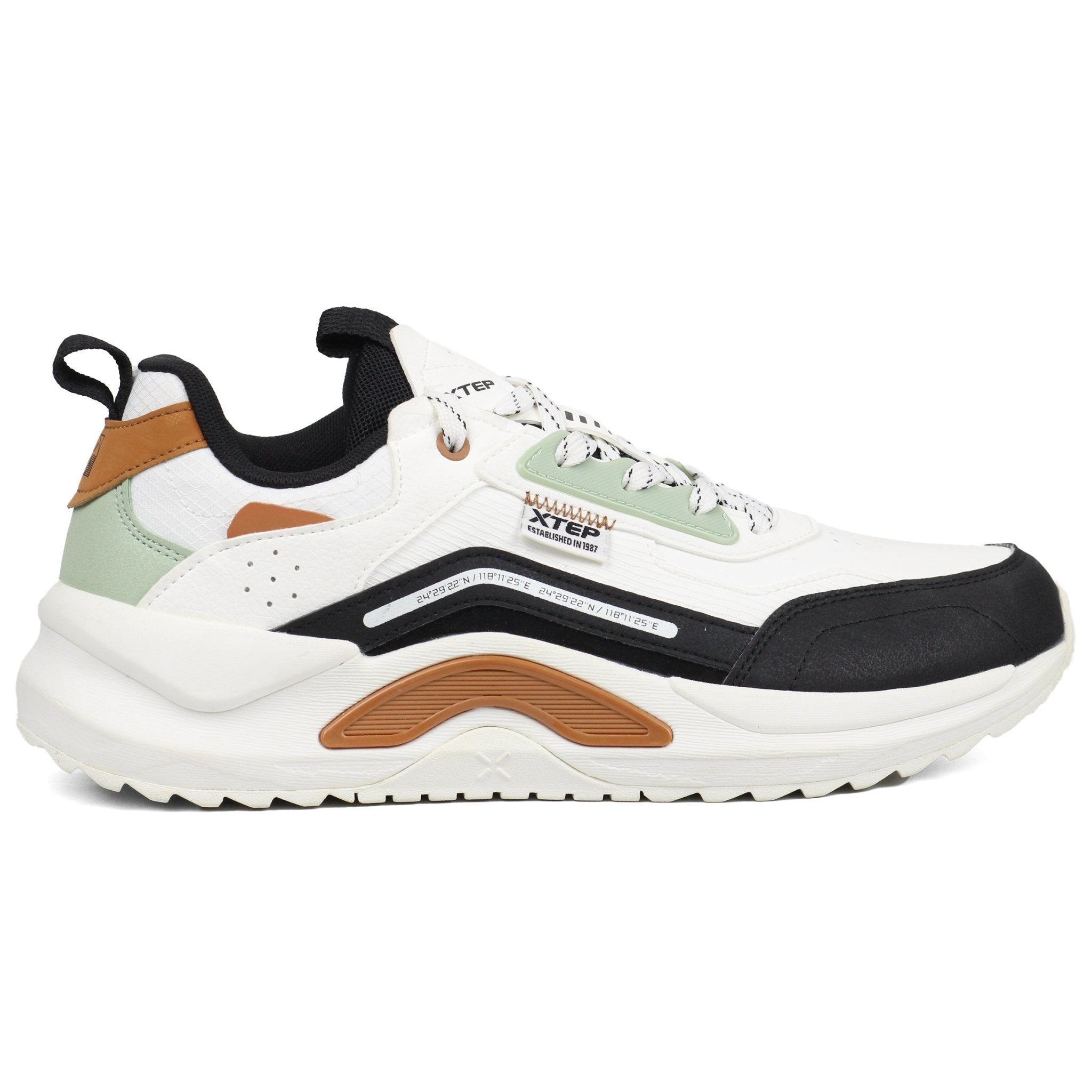 XTEP Lightyear Men's Leather Sports Shoes - Footcourt Egypt