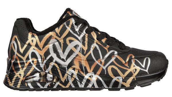 SKECHERS X JGoldcrown: Uno - Metallic Love K - Footcourt Egypt