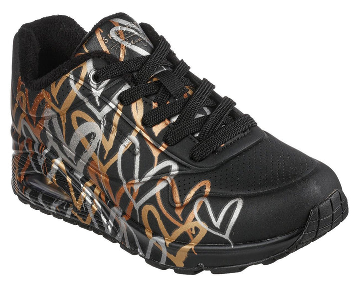 SKECHERS X JGoldcrown: Uno - Metallic Love K - Footcourt Egypt
