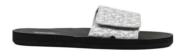 Michael Kors MK Logo Chain Mesh Slide